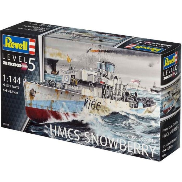 Сборная модель Revell Корвет класса Флауэр «HMCS Snowberry», уровень 5, 1:144 (RVL-05132) изображение 12
