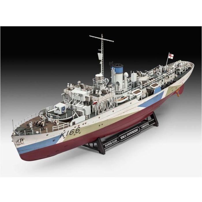Сборная модель Revell Корвет класса Флауэр «HMCS Snowberry», уровень 5, 1:144 (RVL-05132) изображение 9