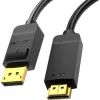 Кабель мультимедійний DisplayPort M to HDMI M 2.0m 4K30Hz black Vention (HAGBH) зображення 2