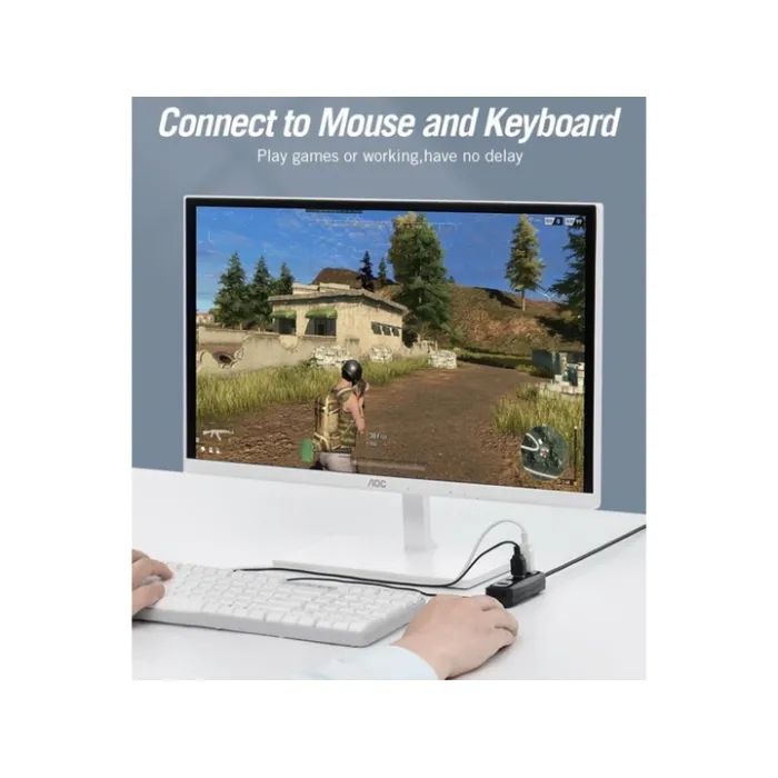 Концентратор Vention USB 2.0 to 4xUSB 2.0 0.15m black (VAS-J43-B015) изображение 7