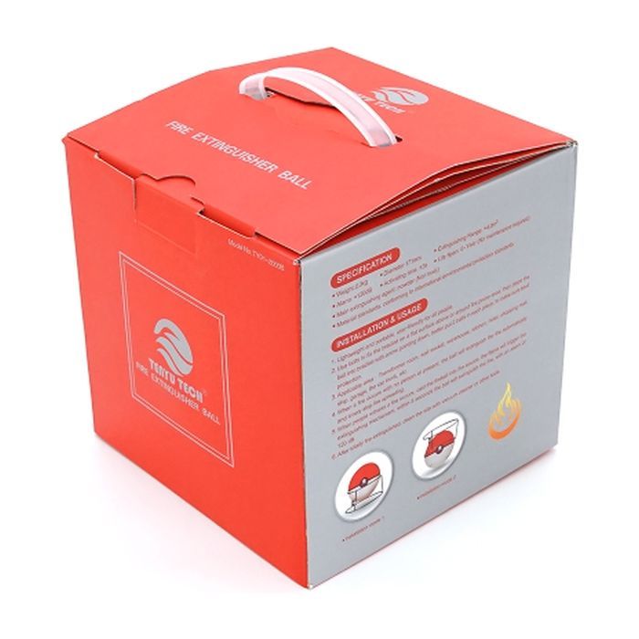 Огнетушитель Voltronic автоматичний підвісний порошковий Tenyu Tech, кульовий, 2кг (Tenyu Tech 2,0) изображение 2