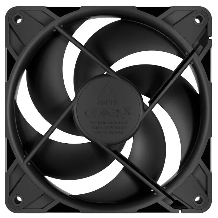 Кулер для корпуса Arctic P12 PRO REVERSE BLACK (ACFAN00331A) изображение 5