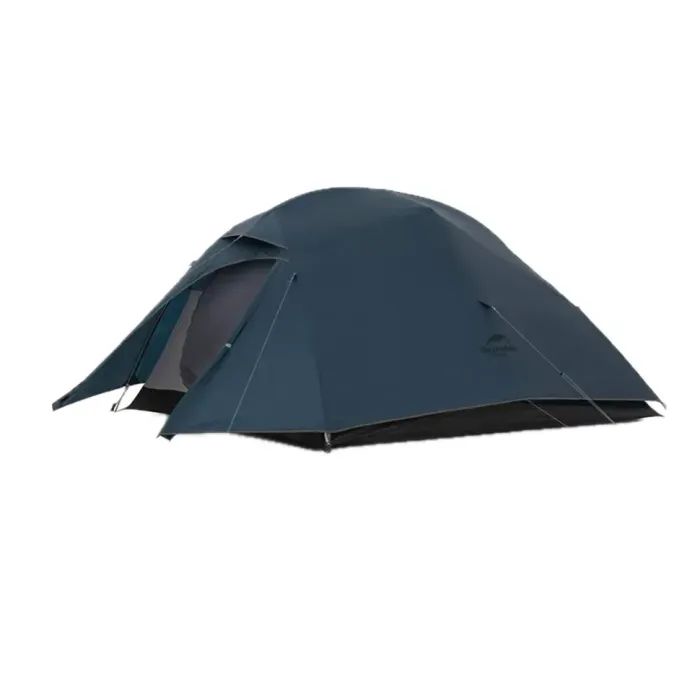 Палатка Naturehike надлегкий тримісний з футпринтом Cloud Up 3 UL NH18T030-T-T, 20D, темно-синій (6927595783290)