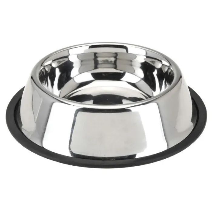 Посуд для собак Swastik Industries Миска металева на гумі 475 мл (2700000021903)