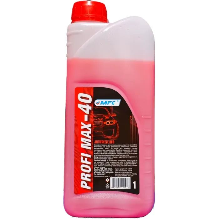 Антифриз МФК G12 "PROFI Max Red" (-24C) ПЕ кан 1л