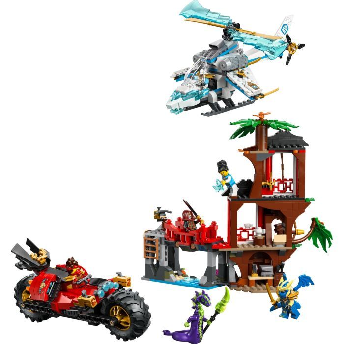 Конструктор LEGO Ninjago Автомобильная битва ниндзя у дома на дереве (71857) изображение 2