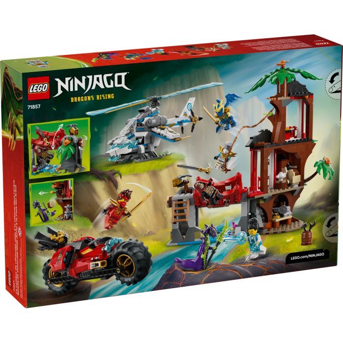 Конструктор LEGO Ninjago Автомобильная битва ниндзя у дома на дереве (71857) изображение 7