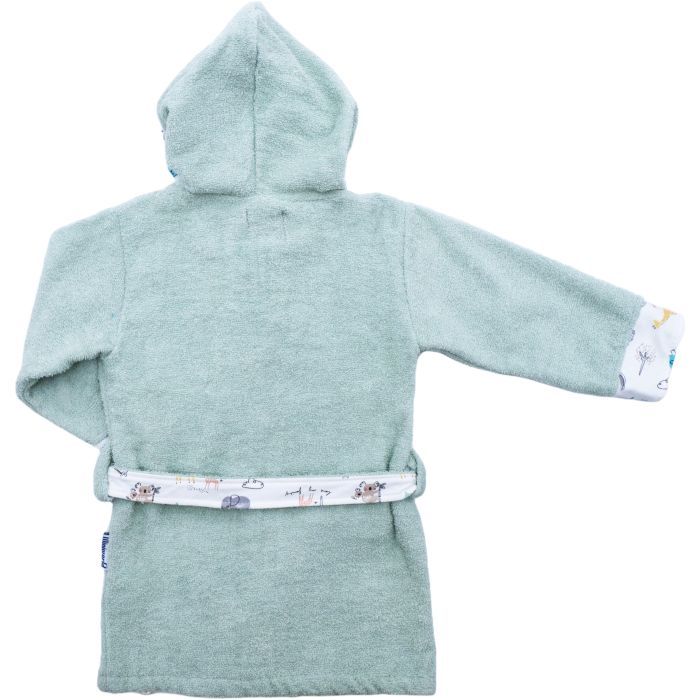 Халат дитячий Miniworld махровий (17015-128-green) зображення 2