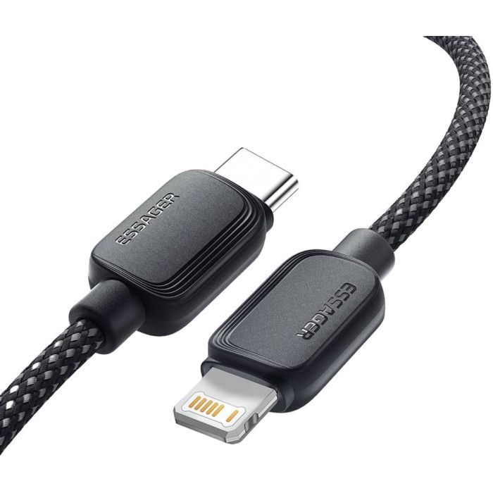 Дата кабель USB-C to Lightning 1.0m 20W black Essager (EXCTL-WL01-P) изображение 2