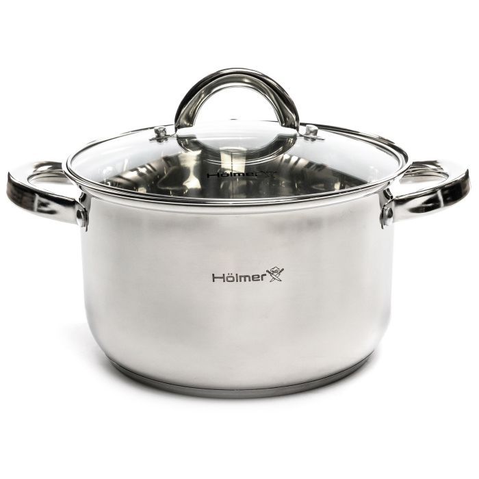Кастрюля Hölmer з кришкою 3,6л (CR-18435-SS)