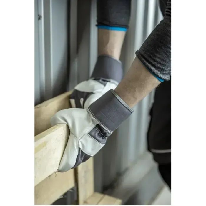 Захисні рукавиці Hoegert SALZACH HT5K732-9 шкіряні графіт, 9 (HT5K732-9) зображення 2