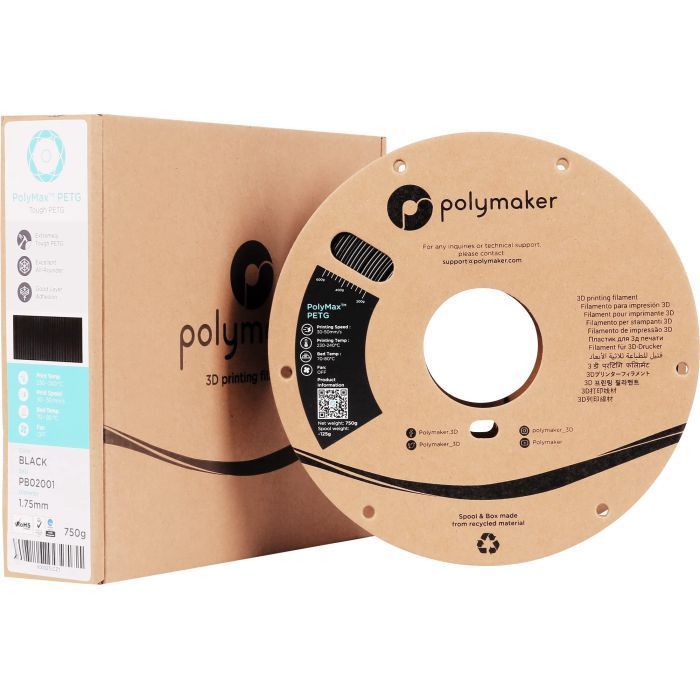 Пластик для 3D-принтера Polymaker TOUGH PETG 1,75mm 0,75kg WHITE (PB02002) изображение 2