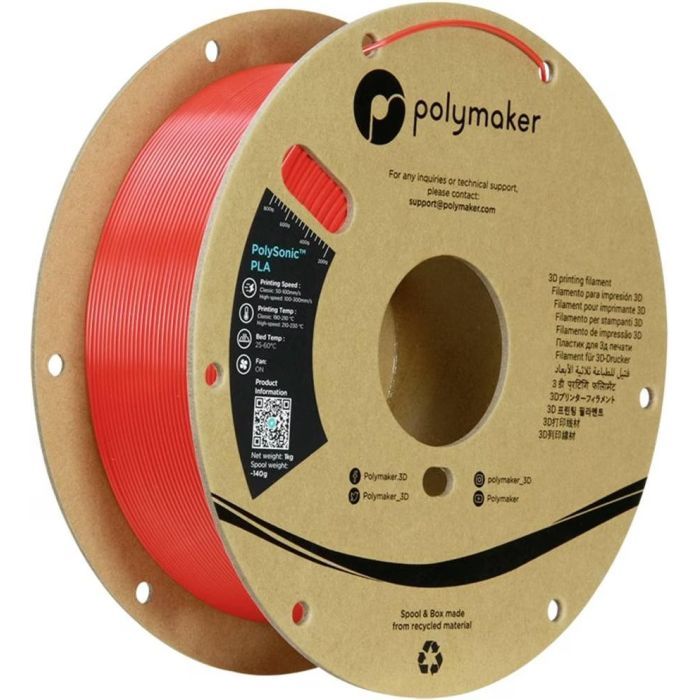 Пластик для 3D-принтера Polymaker PLA HIGH SPEED 1,75mm PURPLE 1kg (PA12008)