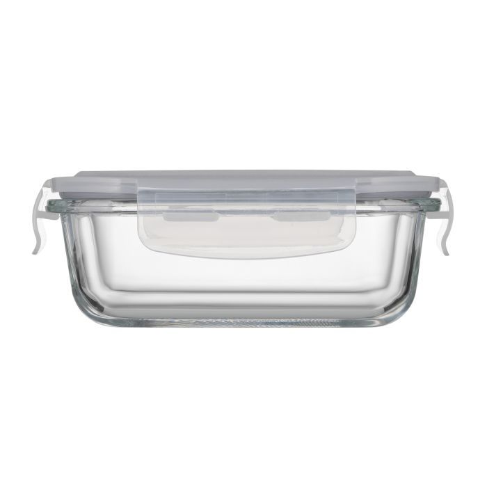 Пищевой контейнер Ardesto Gemini прямокутний, 1.06л, боросилікатне скло, прозорий (AR1210BRC) изображение 3