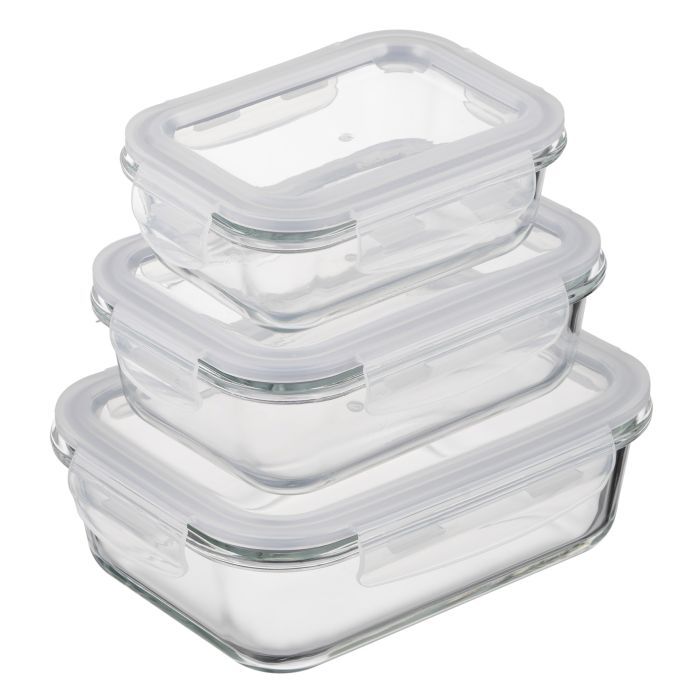 Пищевой контейнер Ardesto Gemini прямокутний, 1.06л, боросилікатне скло, прозорий (AR1210BRC) изображение 7
