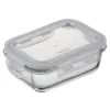Пищевой контейнер Ardesto Gemini прямокутний, 0.38л, боросилікатне скло, прозорий (AR1240BRC)