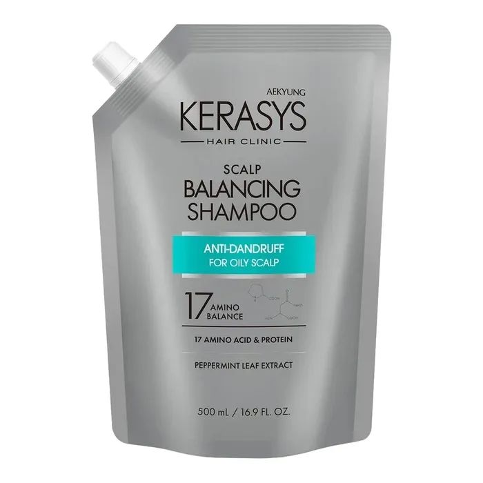 Шампунь KeraSys Scalp Care Balancing Shampoo Дой-пак 500 мл (8801046902127)