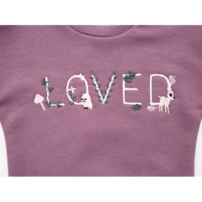 Спортивный костюм детский Soft Kids LOVED (111-74G-lilac) изображение 4