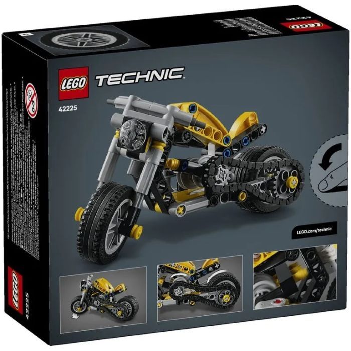 Конструктор LEGO Technic Желтый мотоцикл (42225) изображение 8