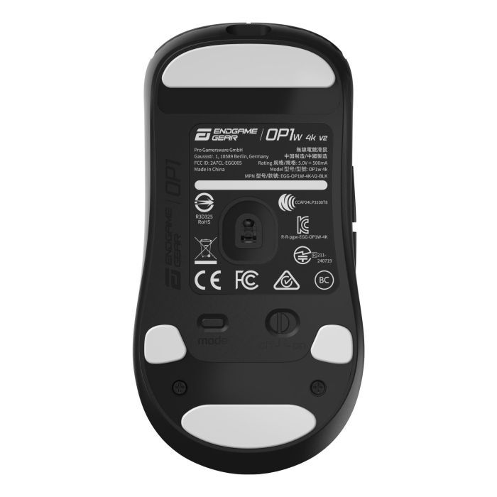 Мышка Endgame Gear OP1 4k v2 Wireless Transparent black (PGW-EG-MOU-073) изображение 9