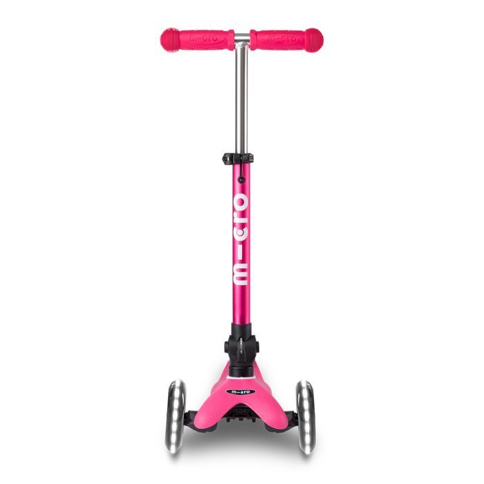 Самокат Micro Mini Deluxe Foldable LED" складний Рожевий" (MMD197) зображення 4