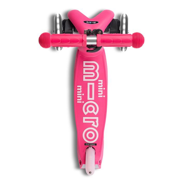 Самокат Micro Mini Deluxe Foldable LED" складний Рожевий" (MMD197) зображення 5