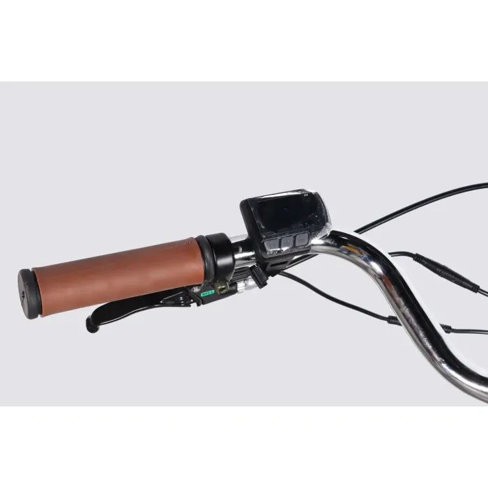 Електровелосипед Dorozhnik 28" eRETRO Vbr FR рама-19" 36B 13А*г 500Вт 2026 чорний (ELB-D-28-113) зображення 7