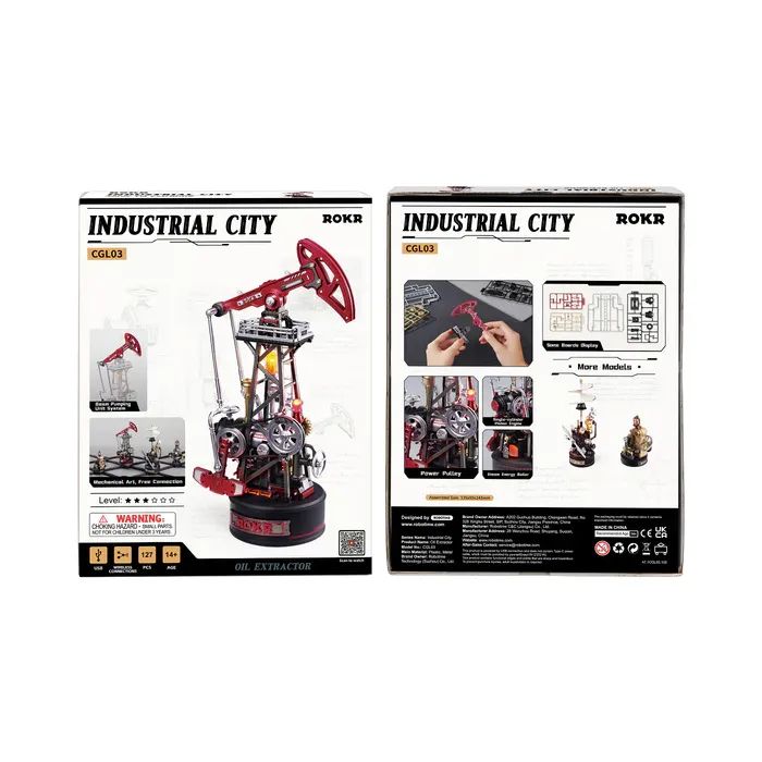 Конструктор Robotime Rokr 3D Экстрактор масла (CGL03) изображение 3