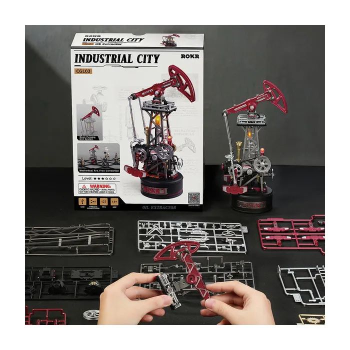 Конструктор Robotime Rokr 3D Экстрактор масла (CGL03) изображение 4