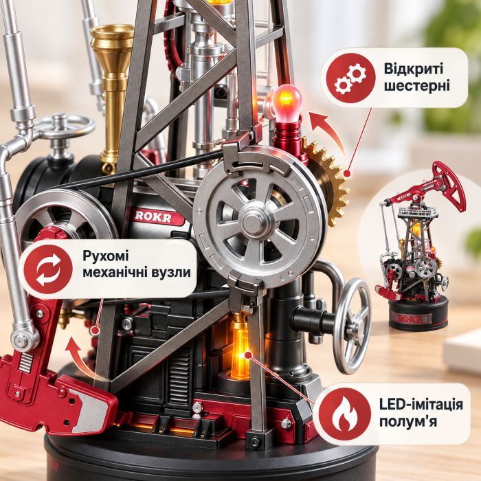 Конструктор Robotime Rokr 3D Екстрактор олії (CGL03) зображення 4