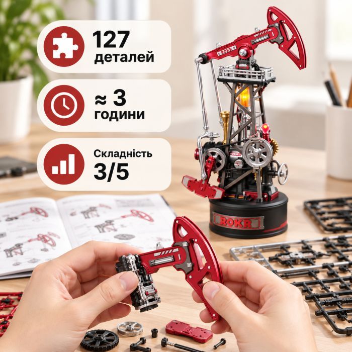 Конструктор Robotime Rokr 3D Екстрактор олії (CGL03) зображення 6