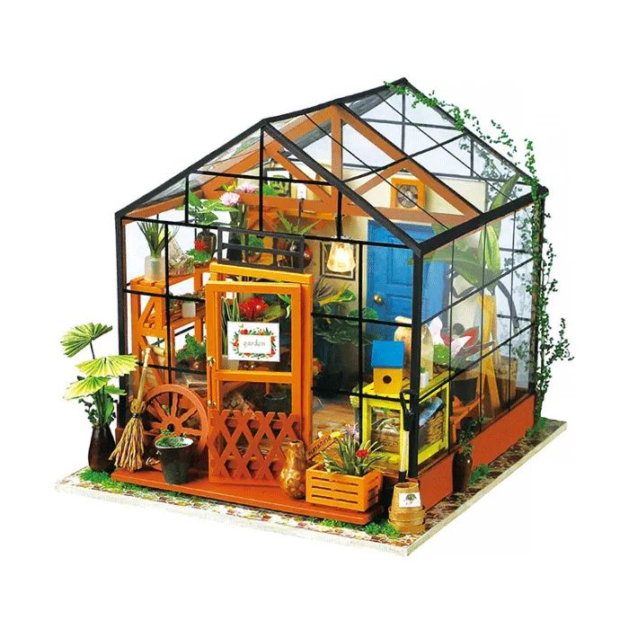 Конструктор Robotime Rolife деревянный 3D Цветочный домик Кэт (DG104)