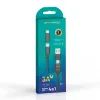 Дата кабель USB-C + USB-A to Lightning + Micro 5P + USB-C 1.0m 2.4-3A black Grand-X (PX-41B) изображение 4