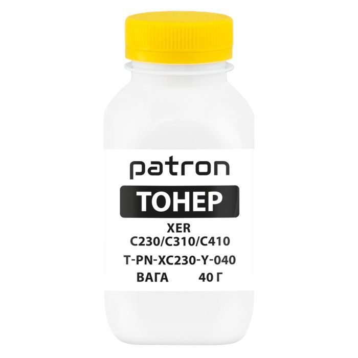 Тонер XER C230/C310/C410, 40 г, Yellow Patron (PN-XC230-Y-040)