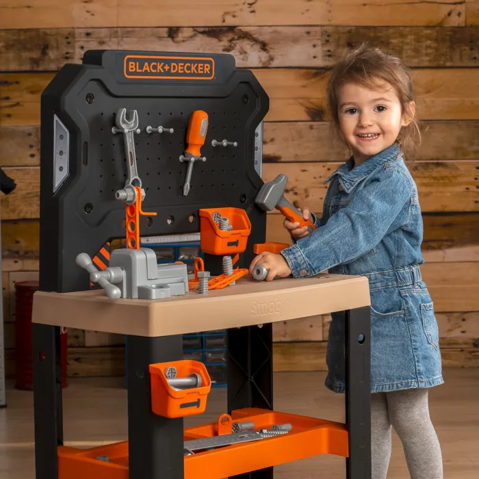 Игровой набор Smoby Блэк+Деккер. Мастерская 78 аксессуаров (7600360739) изображение 5