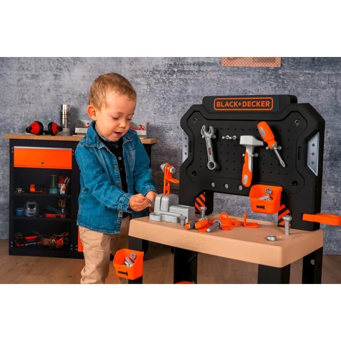 Игровой набор Smoby Блэк+Деккер. Мастерская 78 аксессуаров (7600360739) изображение 6
