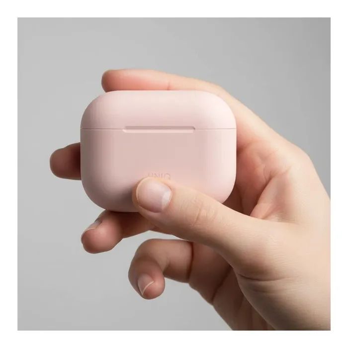 Чехол для наушников Uniq Lino для AirPods Pro 3 gen Silicone Pink (8886463696873) изображение 5