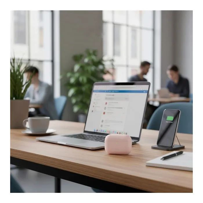 Чехол для наушников Uniq Lino для AirPods Pro 3 gen Silicone Pink (8886463696873) изображение 6