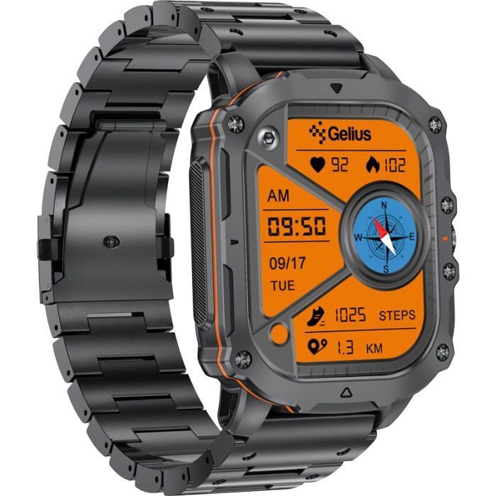 Смарт-годинник Gelius Tactical Heavy (GP-SW016) Silver Titan (2099901019103) зображення 6