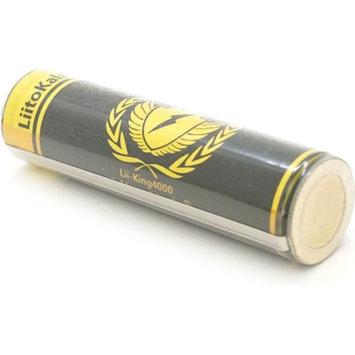 Акумулятор 18650 4000mah (3800-4000mah), Protected, 3.7V(2.75-4.2V) Liitokala (King-4000PCB) зображення 2