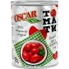 Овочева консервація Oscar foods Томати очищені цілі у власному соку 400 г (8028277007746)