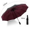 Зонт Krago з подвійним куполом бордо (umb-4-002) изображение 8