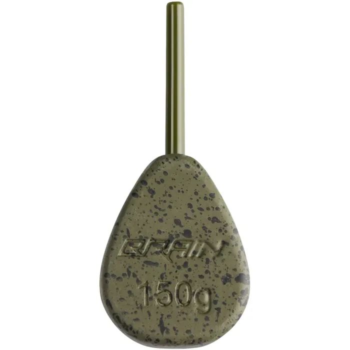 Грузило Brain In-Line Flat Lead 100g 2шт/уп Green (1858.32.06)