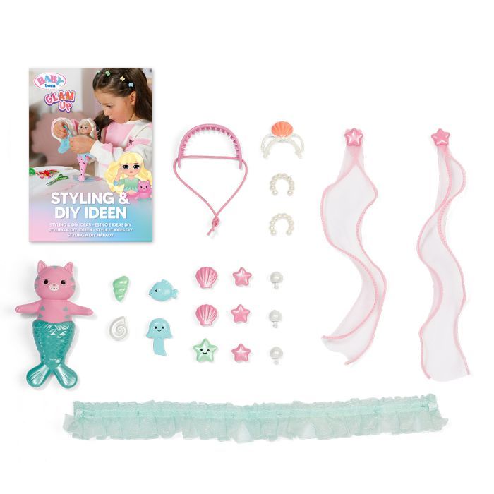 Кукла Zapf Baby Born серии Glam Up – Русалочка Спаркл 28 см (871737) изображение 5