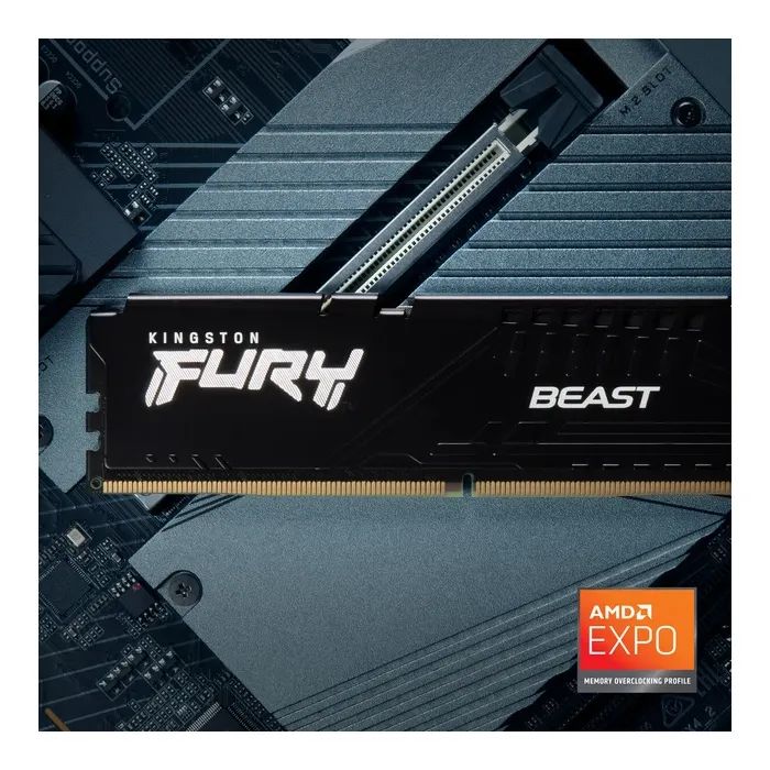 Модуль пам'яті для комп'ютера DDR5 8GB 5600 MHz Beast AM5 Black Fury (KF556C36BBE-8) зображення 6