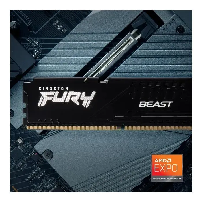 Модуль памяти для компьютера DDR5 8GB 5600 MHz Beast AM5 Black Fury (KF556C36BBE-8) изображение 6