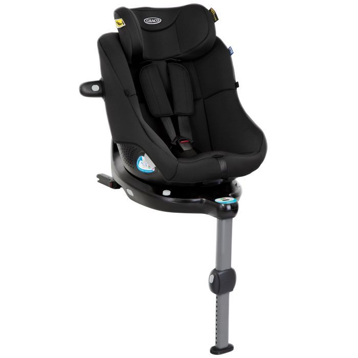 Автокресло Graco Turn2Me DLX i-Size, 40-105 см (0+/1), чорне (GC2302AAMDN000) изображение 2