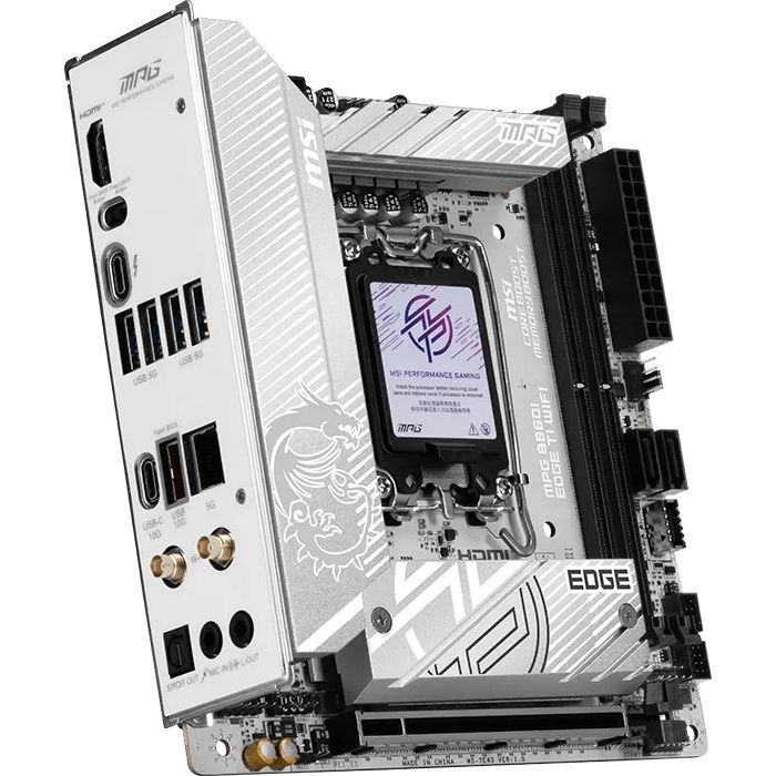 Материнская плата MSI MSI MPG B860I Edge TI WiFi изображение 3