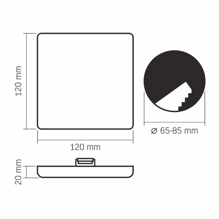 Світильник Videx VLE-DLFS-154 15W 4000K (VLE-DLFS-154) зображення 3