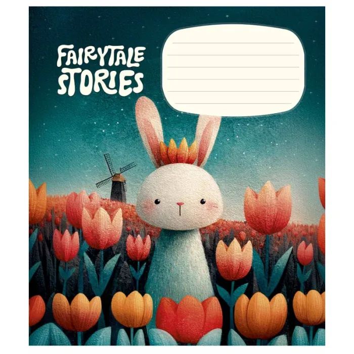 Зошит Школярик Fairytale Stories 12 аркушів клітинка (012-3755K) зображення 4